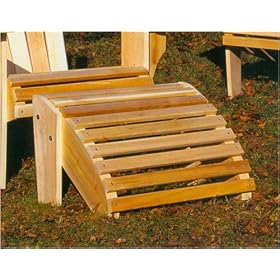 Oversized Adirondack Chair With Ottoman by