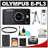 Olympus PEN E-PL3 Micro 4/3 12.3 MP Digital Camera & 14-42mm MSC II R Lens  ....