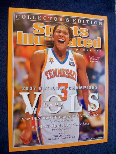 2007 Tennessee Lady Vols NCAA Womens Basketball Champions Candace Parker Sports Illustrated SI POSTER