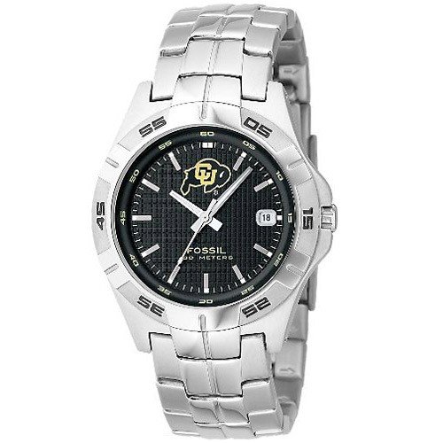 Fossil Men's LI2972 NCAA Colorado Golden Buffaloes Round Dial Watch