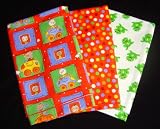 Frogs & Polka Dots Receiving Blankets (Set of 3)