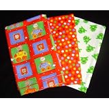 Frogs&PolkaDotsReceivingBlankets(Setof3)