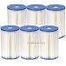Toys : Intex Type B Case of 6 Pool Filter Cartridges - For Model 51, 633, 621, 520 & 530 Filter Pumps