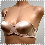 Jasmin 2 PACK $56 BEIGE SATIN COVERTIBLE Bra #280S sz 38AA