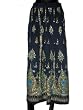 Ethnic Blue Beaded Belly Dance Dcrapechic Women's Skirt India 36 Inch Length