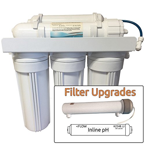 7 Stage DRO-Theta Complete Reverse Osmosis RO System With UV and pH Re-mineralization Filter! Includes FREE Flowlok Leak Protection System