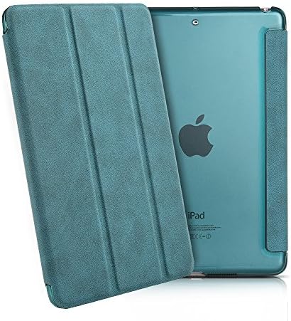 iPad mini Case iPad mini 2 Case KeeGan iPad mini 3 Smart Stand Case with Auto Sleep/Wake Function and Translucent Back for Apple iPad mini 1 / iPad mini 2 / iPad mini 3 (Peacock Green)