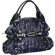 Oversized ''Miranda'' Satchel - Metallic Taupe or Croco Blue