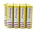 Welltop® 8Pcs 3.7V 18650 5000mah Rechargeable Lithium Battery with Battery Charger