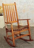 Review AtHomeMart  / Country Style Oak Finish Porch Rocker