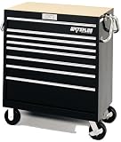 Waterloo Industries MG3608BK 8-Drawer Tool Cart - Black