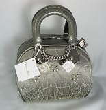 Dior Handbags (Silver) SBP41300 Ltd. Edition Satin and Python Leather with Crystal Detail Small Gambler Bag (****REDUCED Add'l. $50 OFF, limited time - $1545.00)