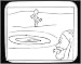 Decorated Mouse Pad with man, 