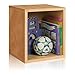 Way Basics Cube Plus Cubby Organizer (Tool-Free Assembly and Uniquely Crafted from Sustainable Non Toxic zBoard Paperboard), Natural Wood Grain