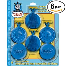 Thomas The Tank Engine Pocket Watches, 4-Count Packages (Pack of 6)