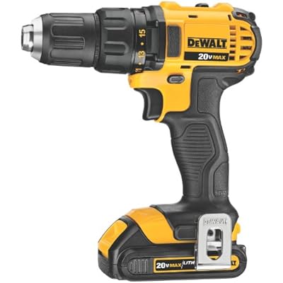 DEWALT DCD780C2 20-Volt Max Li-Ion Compact 1.5 Ah Drill/Driver Kit