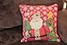 Tache Christmas Eve Festive Winter Holiday Santa Claus is Coming to Town Decorative Woven Red Tapestry Cushion Pillow Throw Cover, 1 Piece 16 x 16