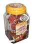 Jin Jin Assorted Fruit Coconut Candy Lychee Mango Peach and Grape Jelly Cups 52.9 Ounce Container