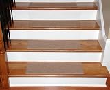 Carpet Stair Treads 27 x 9 - Beige - Set of 13 - Double-Sided Tape Included