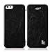 iPhone SE Case, Jisoncase iPhone SE 5S 5 Leather Case Cover Book Folio Style Magnetic Flip Case for Apple iPhone SE/iPhone 5S 5- Black (JS-ISE-01M10)