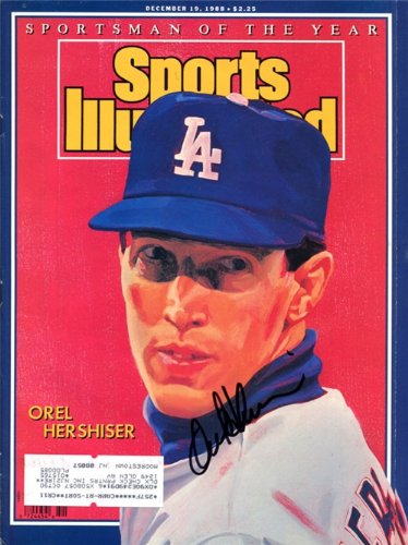 Orel Hershiser Autographed/Hand Signed December 19, 1988 Sports Illustrated Baseball Magazine