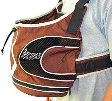 Soft Pet Carrier Backpack or Front Carrier for Small Dogs and Cats Up to 15lbs - Soft Bed Cushion, Breathable Mesh, Collar Leash Restraint &amp; Pockets for Treats