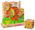 Peasytoys Disney My Friends Tigger & Pooh Wooden Stacking Puzzle Cubes (9 Pieces)