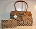COACH HAMPTON SIGNATURE CARRYALL HANDBAG PURSE/WALLET #13065