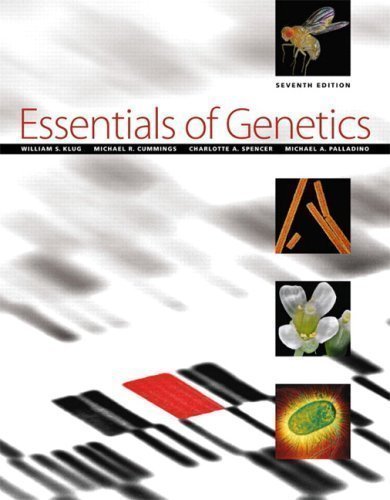 Essentials of Genetics (7th Edition) 7th (seventh) Edition by Klug, William S., Cummings, Michael R., Spencer, Charlotte A (2009)