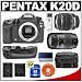 Pentax K20D Digital SLR Camera with Pentax SMC DA 18-55mm AL II Zoom Lens + Tamron 70-300mm Di LD Macro Lens + Pentax D-BG2 Battery Grip + 8GB SDHC Card + Spare D-LI50 Battery + Case + Cameta Bonus Accessory Kit