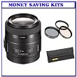 Sony SAL-35F14G 35mm f/1.4 Aspherical G Series Standard Zoom Lens + Tiffen 55mm 3pc Filter Kit