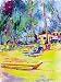 Banana Boat Vinyl Wall Mural