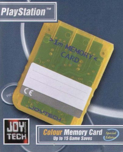 Childrens Toyshop  Video Games : Memory Card SE 1 MB - Clear Yellow