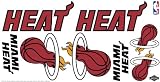 Skinit NBA Miami Heat Skinit Car Decals Medium - 49-by-25-Inch