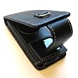 Apple iPod Nano I (Nano 1st Generation) Black Vertical Leather Case 02