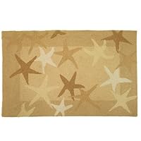Homefires Accents Starfish Field Indoor Rug, 22-Inch by 34-Inch