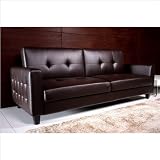 Dorel Home Products 5433 096 Rome Sofa Bed Sleeper, Brown