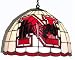 Stained Glass Ceiling Light University of Nebraska Huskers Officially Licensed