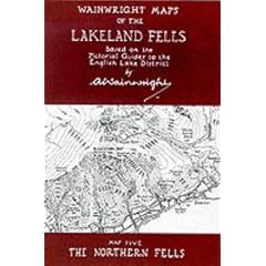 Wainwright Maps of the Lakeland Fells: The Northern Fells Map 5 (Wainwright Maps)