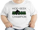 Hide Plus Seek Champion Slogan オーガニックベビーTシャツ 12 - 18 Months
