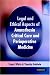 Books : Legal and Ethical Aspects of Anaesthesia, Critical Care and Perioperative Medicine