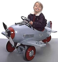 American-Retro Army Patrol Classic Pedal Airplane