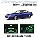 XtremeVision Honda Prelude 1997-2001 (5 Pieces) Green Premium Interior LED Kit Package + Installation Tool