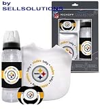 PITTSBURGH STEELERS NFL Baby Gift Set: Kickoff Collection 3-Piece Baby Feeding Set