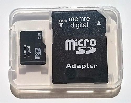 memre digital 32GB Micro SDHC High Capacity Memory Card With Adapter And Storage Case