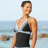 Athleta Surf Boarder Tankini
