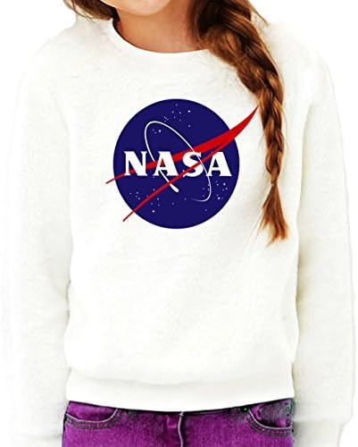 Queen Apparel- nasa sweatshirt-Eco Friendly girls youth- (Large)