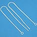 St. Silver Ear Threaders Threads W/ Bridge & Loop 4 In.