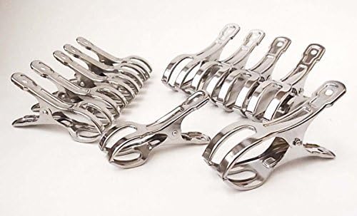 Stainless steel rod pinch (clothespin) large-size set