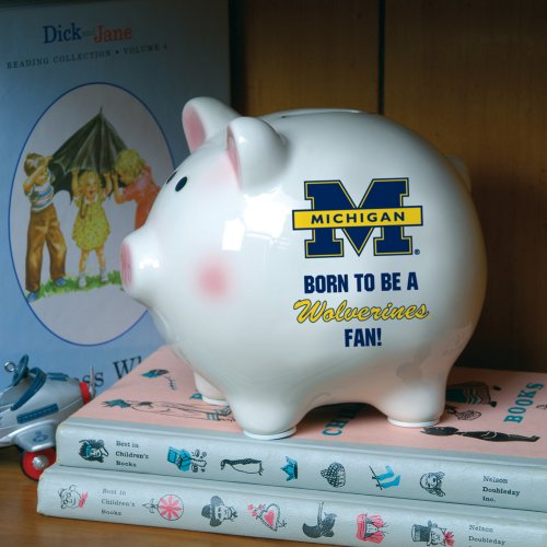 University of Michigan Born to be a Fan Piggy Bank